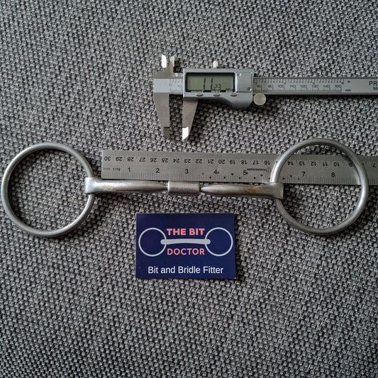 5.5" myler mb02 mullen barrel loose ring snaffle Bit B1642