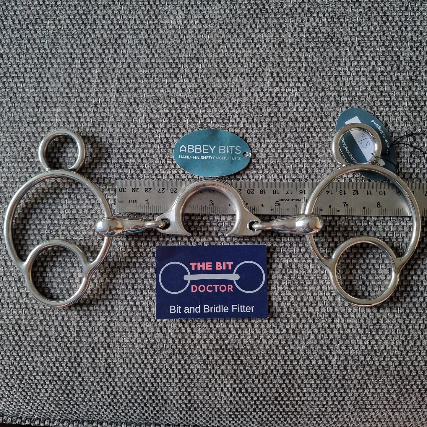 5.5" new abbey custom made segundo port universal gag Bit B1582