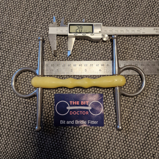 4.75" happy mouth mullen full cheek snaffle bit B1065