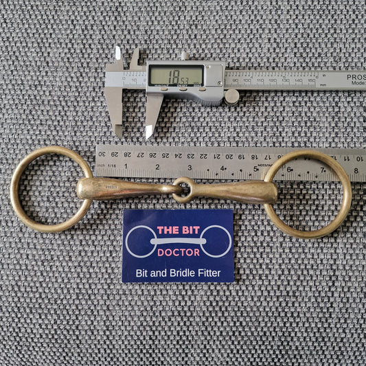 5" sprenger jointed loose ring bradoon snaffle Bit B1169