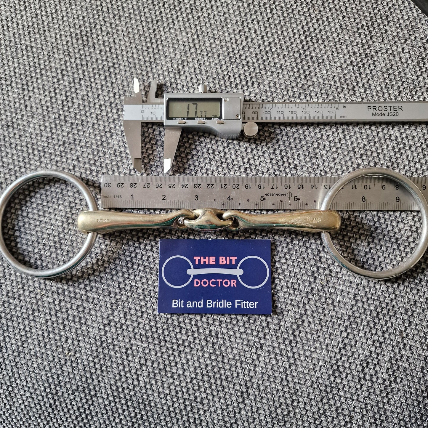 6.5" sprenger kk ultra loose ring lozenge snaffle Bit B1517