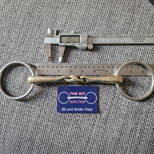 6.5" sprenger kk ultra loose ring lozenge snaffle Bit B1517