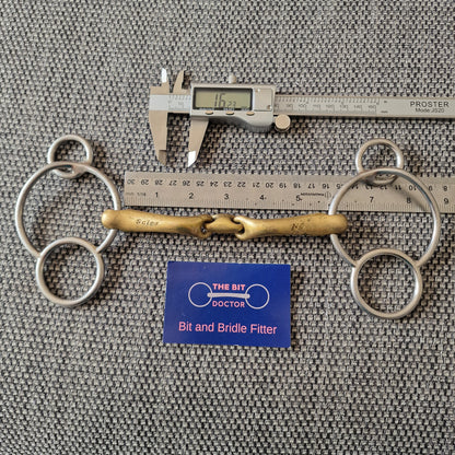 5.75" Neue Schule Verbindend lozenge universal gag Bit B1008