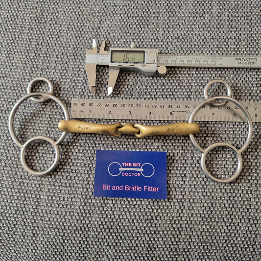 5.75" Neue Schule Verbindend lozenge universal gag Bit B1008