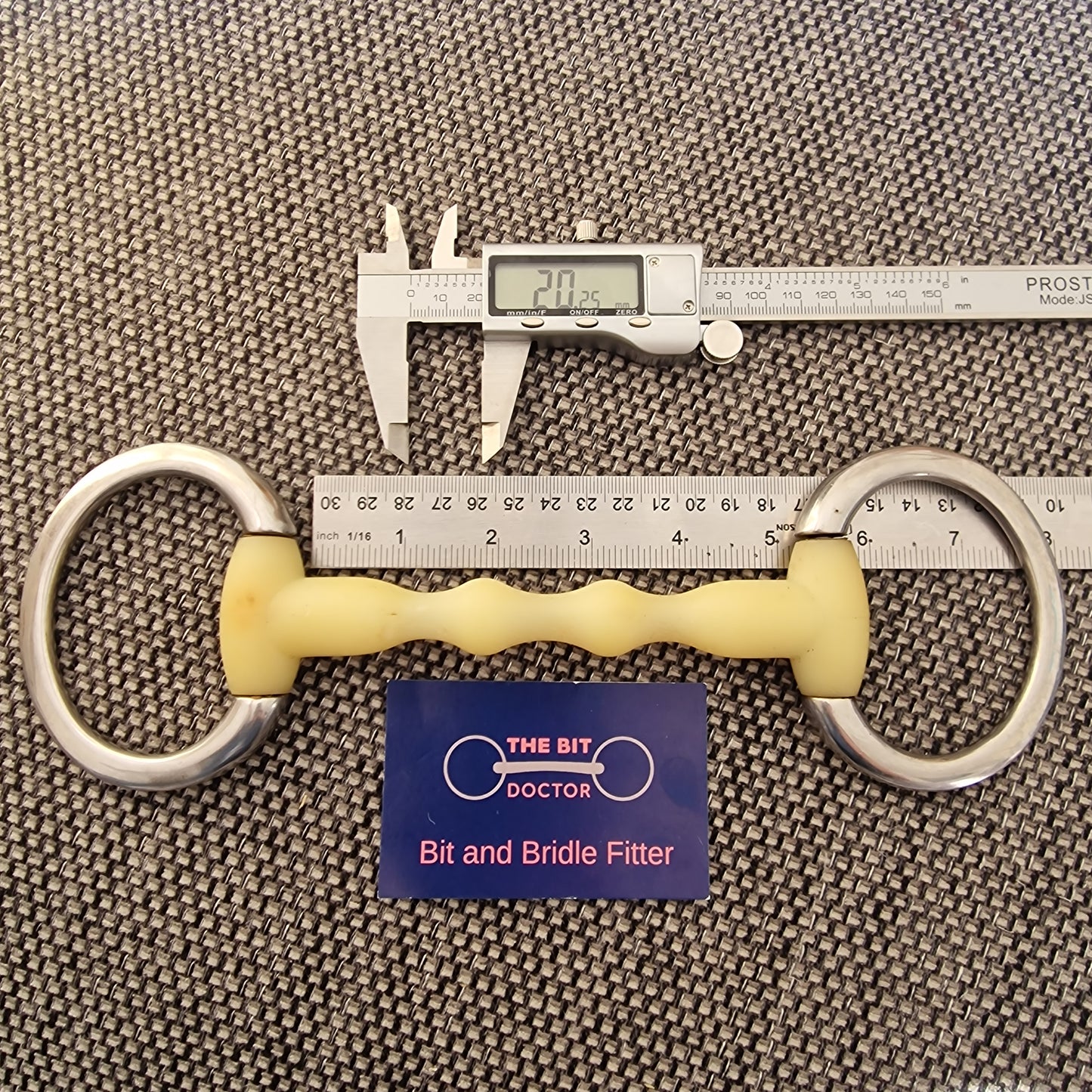 5" happy mouth mullen eggbutt snaffle Bit B1452