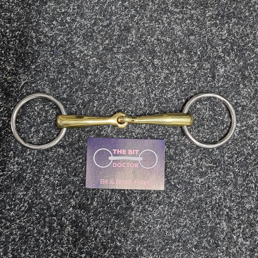 Loose ring copper jointed snaffle