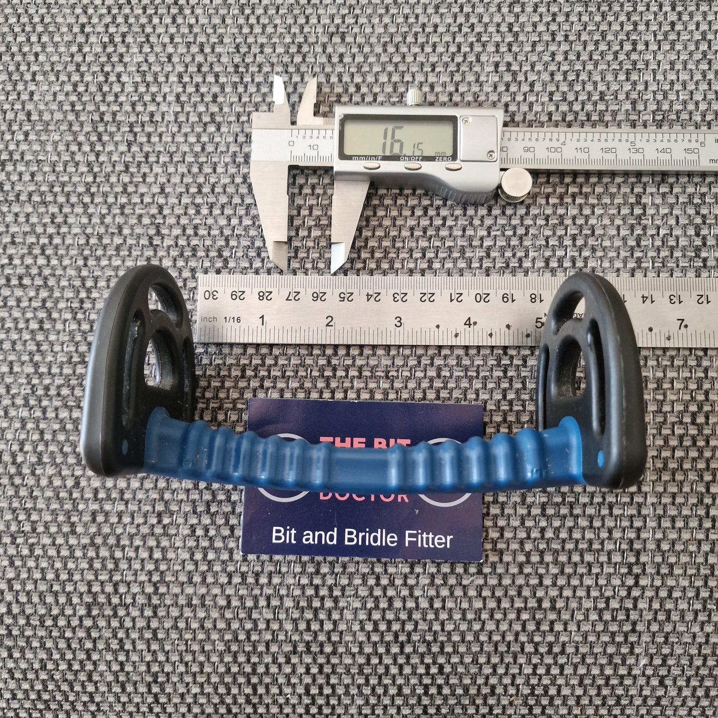 5" acavallo sensitive wave mullen d-ring snaffle Bit B1711