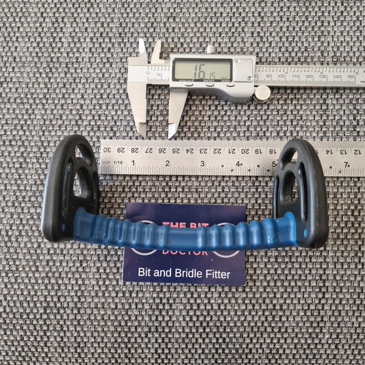 5" acavallo sensitive wave mullen d-ring snaffle Bit B1711