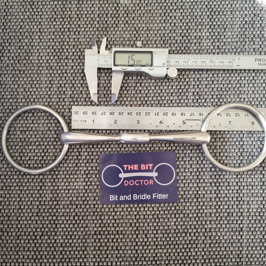 5.5" WTP normal plate loose ring snaffle Bit B1514