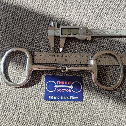 5" new metalab robart pinchless jointed eggbutt snaffle Bit B1724