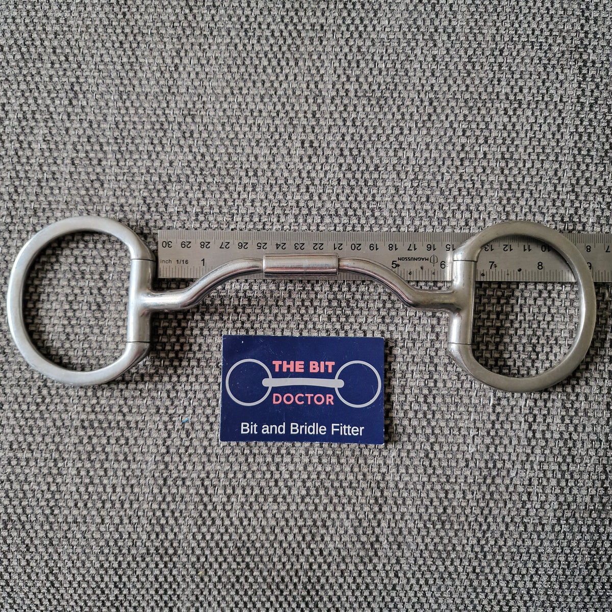 6" myler MB33-WL rare wide ported barrel Eggbutt Snaffle bit B426