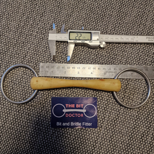 5.5" nathe flexi mullen Loose ring snaffle bit B1081