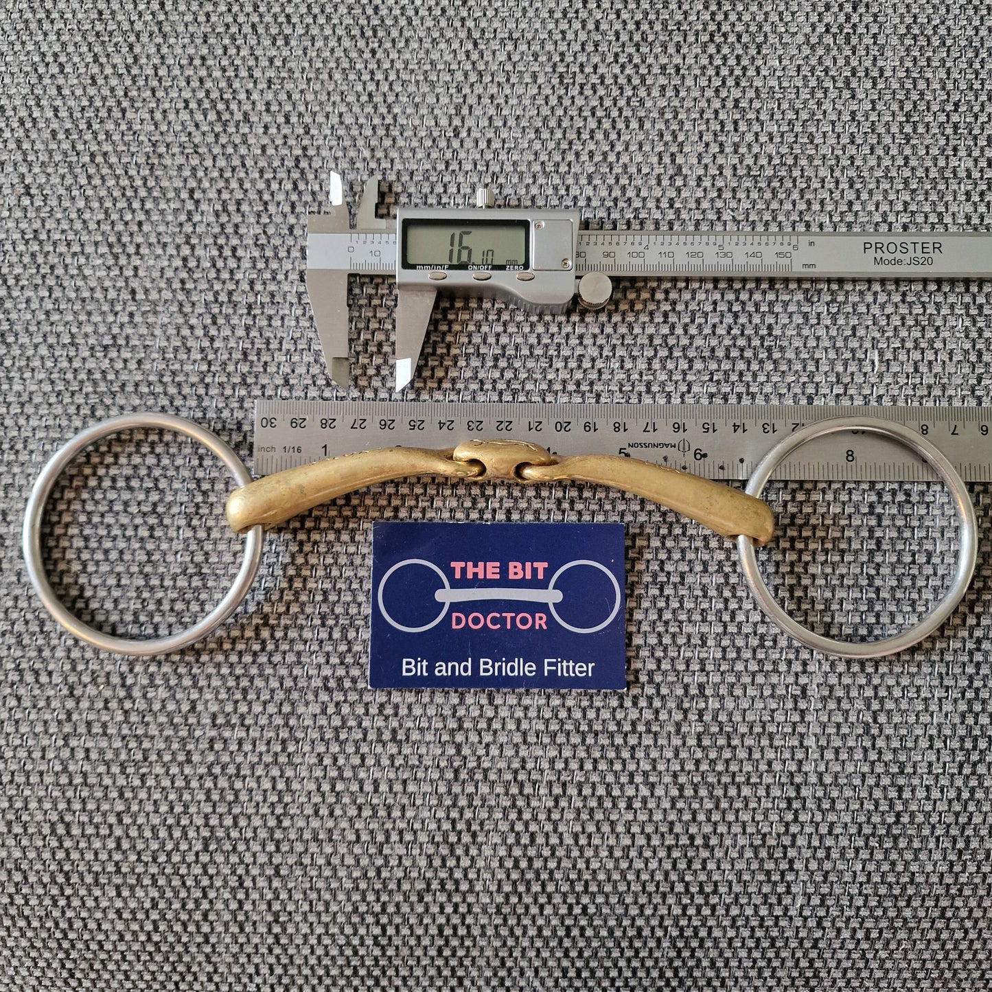 XL XXL 6" 6.5" neue schule turtle top loose ring snaffle bit B1238