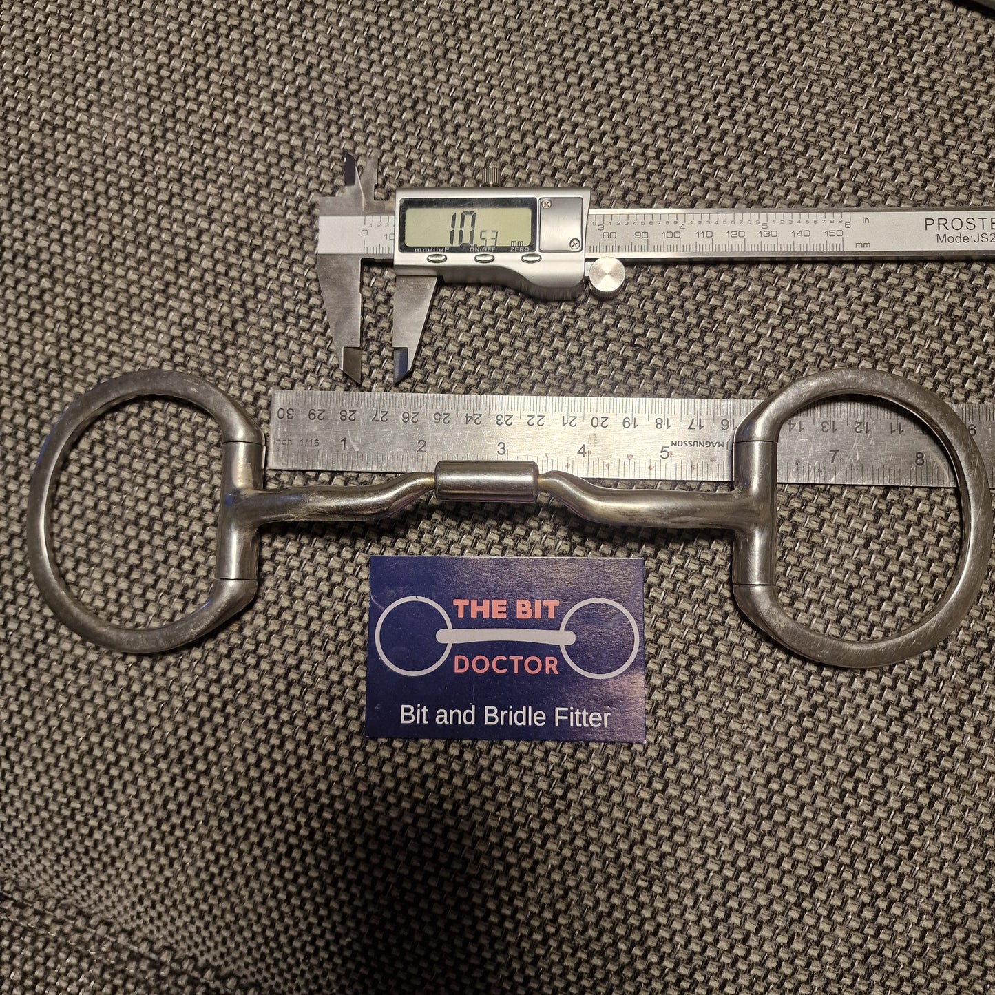 5.5" Myler mb04 low ported comfort barrel eggbutt snaffle bit B257