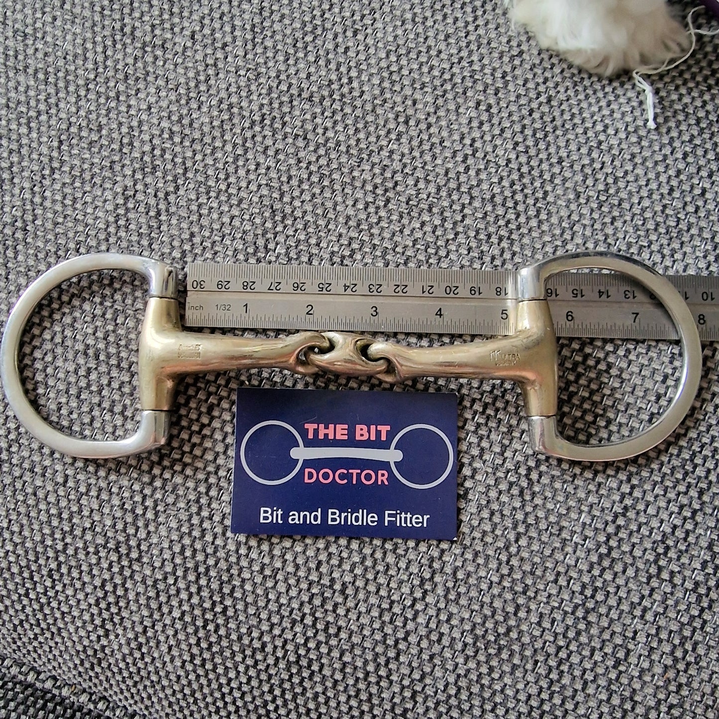 5" sprenger rs dynamic eggbutt dee copper lozenge snaffle bit B172