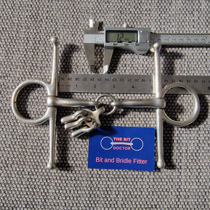 5" full cheek breaking snaffle Bit B1550