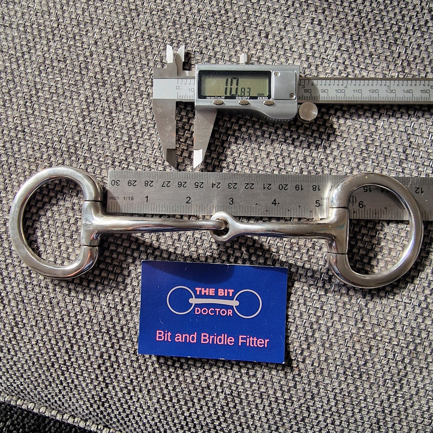 5" horsemanship saddery orbit eggbutt snaffle Bit B1439