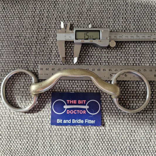 5" sprenger kk correction ported schooling eggbutt snaffle bit B740