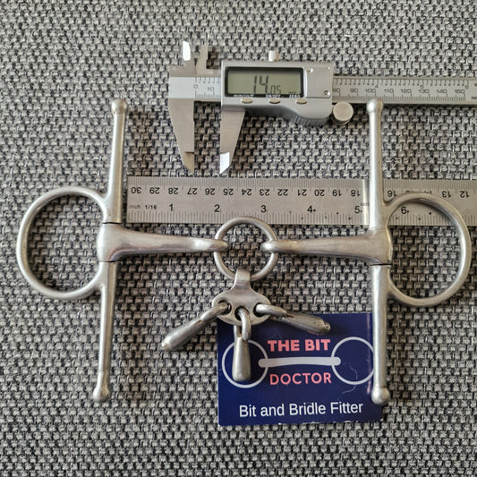 5" full cheek breaking Snaffle bit B378