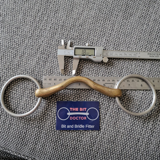 5.75" sprenger CM Mullen ported mouth loose ring snaffle bit B1207