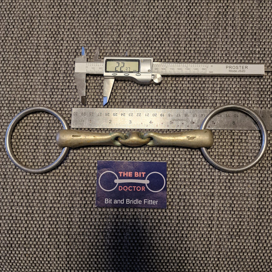 6.25" sprenger kk ultra lozenge loose ring snaffle bit B574