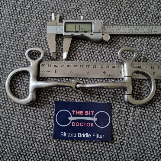 5" horsemanship saddery orbit hanging cheek snaffle Bit B982