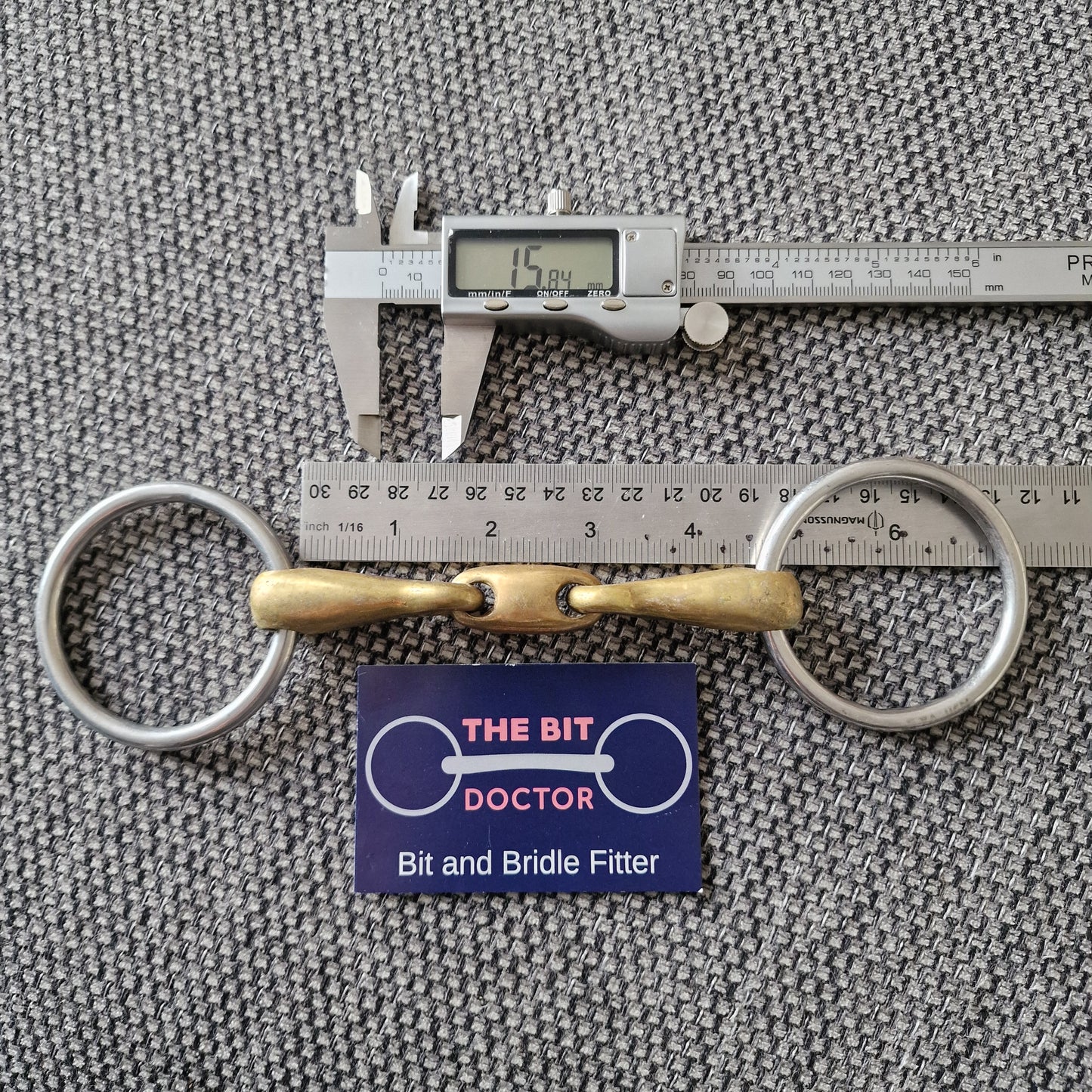 4.5" copper lozenge loose ring  bit B333