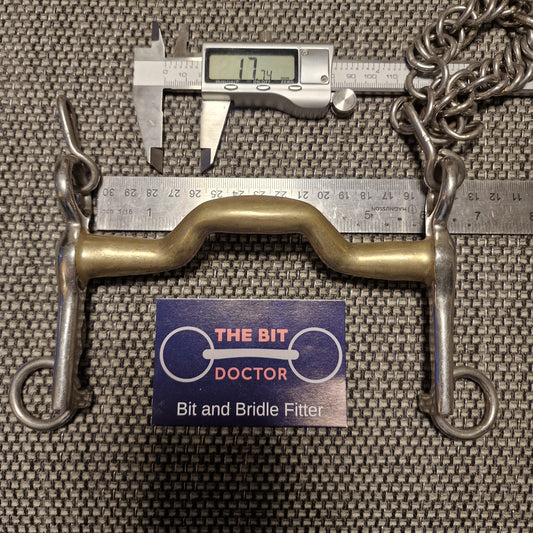 5.75" neue schule warmblood short shank weymouth double bit B1076