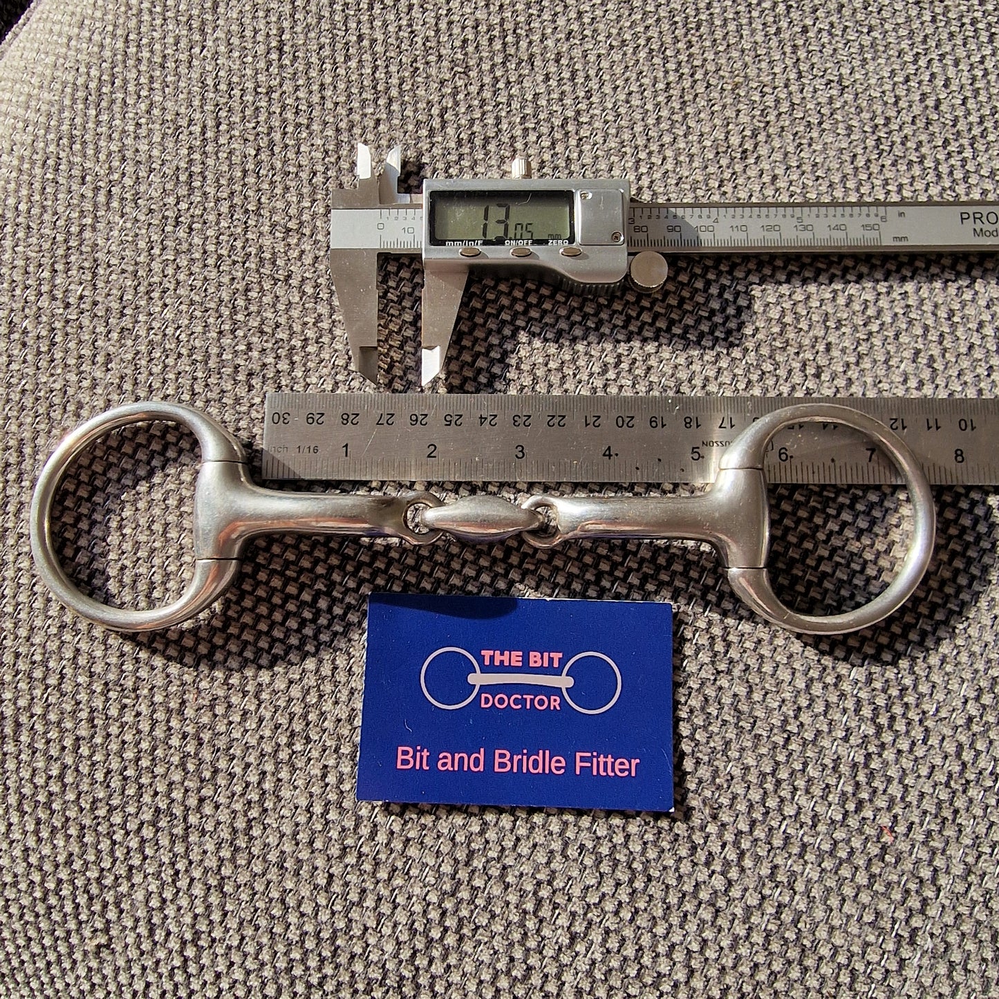 5" hilary vernon informed designs harmony lozenge eggbutt snaffle Bit B1427
