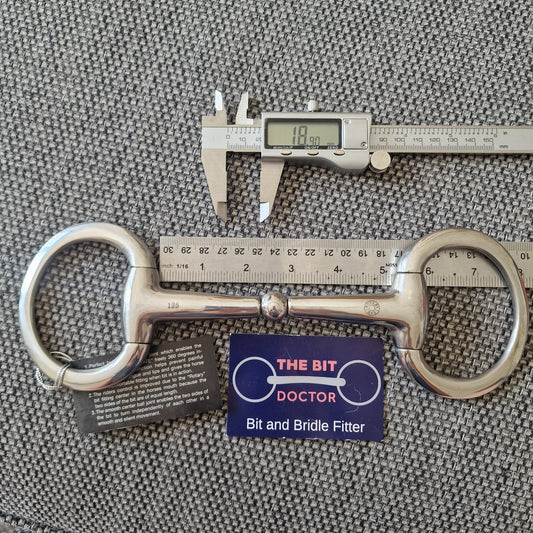 5" new KY rotary single eggbutt snaffle Bit B1721