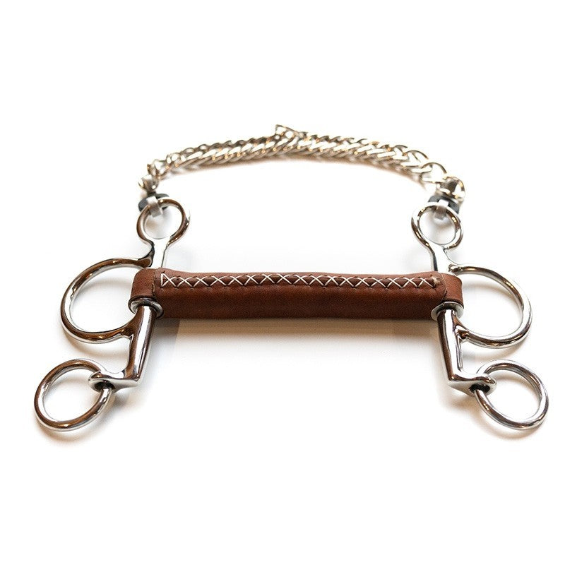 Jump'In leather pelham bit