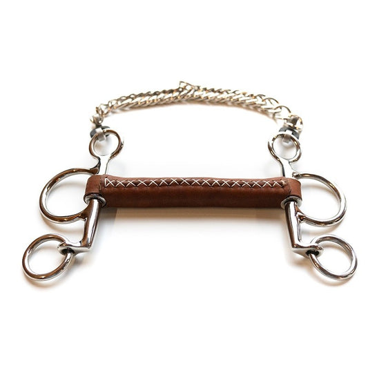 Jump'In leather pelham bit