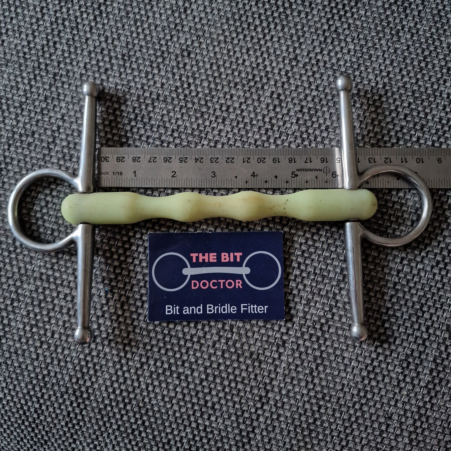 6" flexi mullen full cheek snaffle Bit B1847