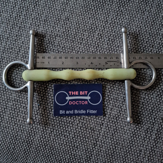 6" flexi mullen full cheek snaffle Bit B1847
