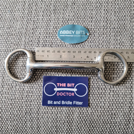 4.5" new abbey custom neat pony eggbutt mullen snaffle bit B113