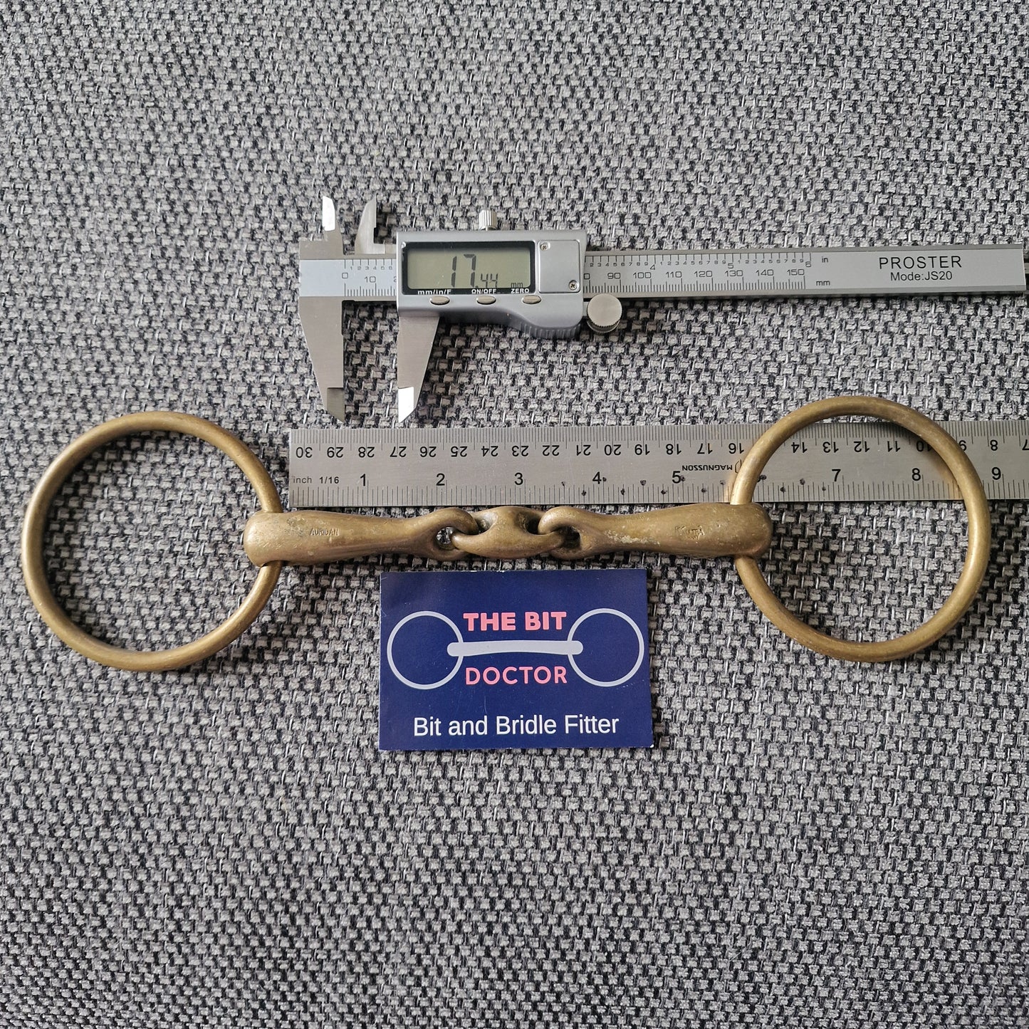 5.5" Sprenger KK Ultra Loose Ring Lozenge snaffle bit B532
