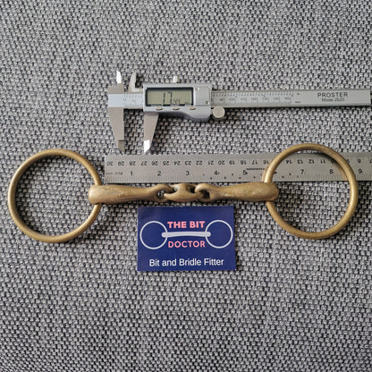 5.5" Sprenger KK Ultra Loose Ring Lozenge snaffle bit B532