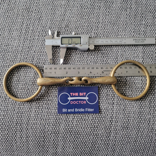 5.5" Sprenger KK Ultra Loose Ring Lozenge snaffle bit B532