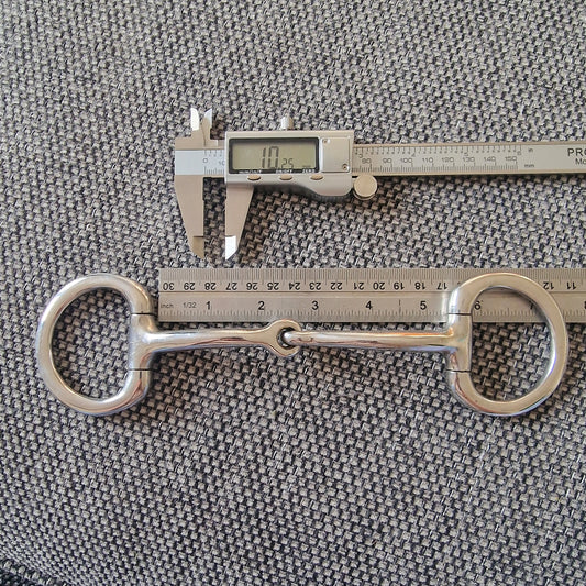 5.25" horsemanship saddery orbit eggbutt snaffle bit B622