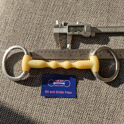 5.75" happy mouth mullen eggbutt snaffle Bit B1482