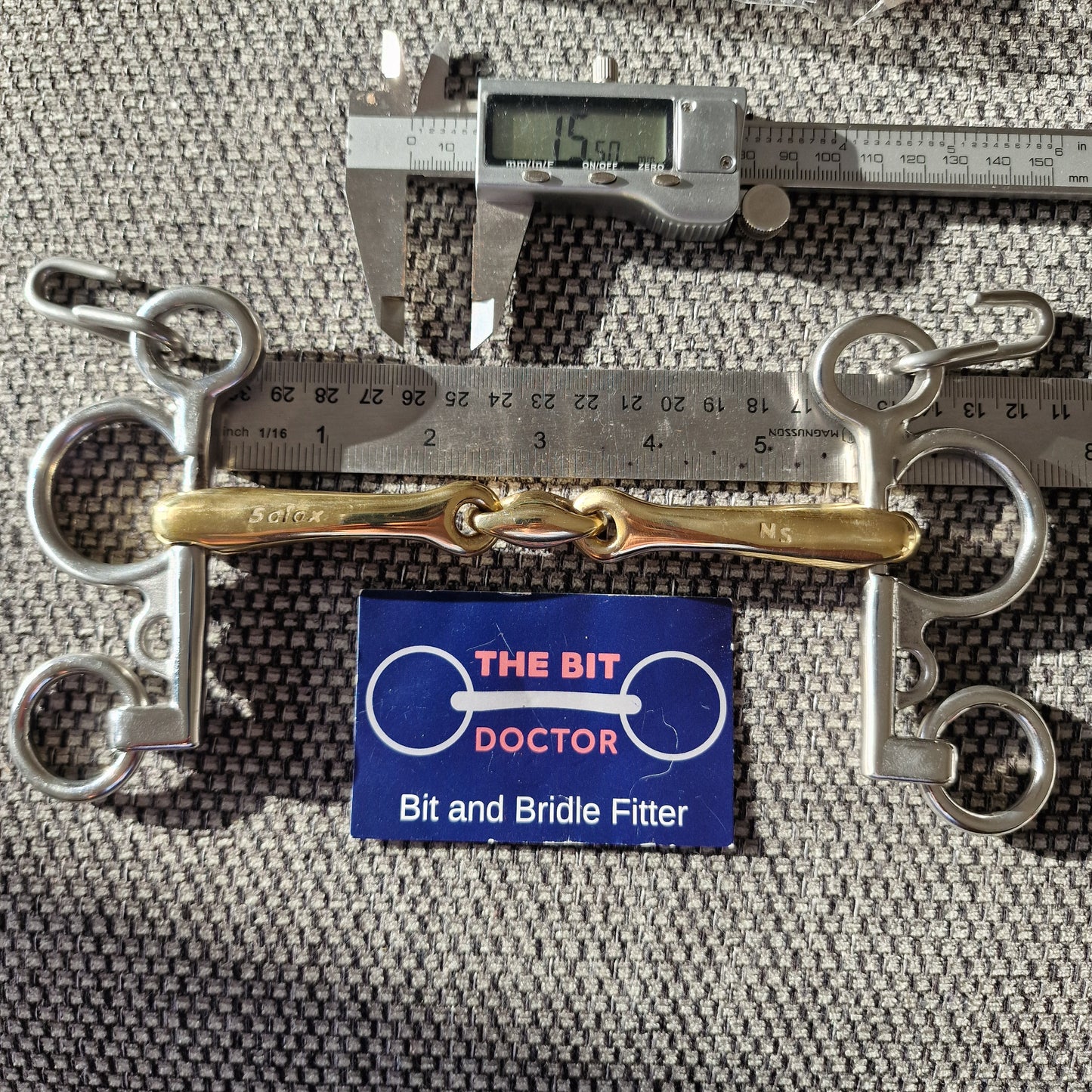 5.75" neue schule tranz angle lozenge baby pelham Bit B1594