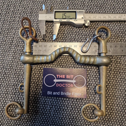 5" vintage nickel weymouth double bit B654