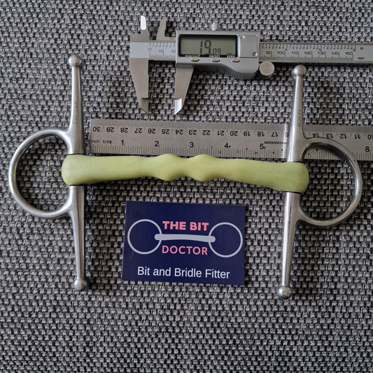 5.5" equikind full cheek mullen snaffle bit B554