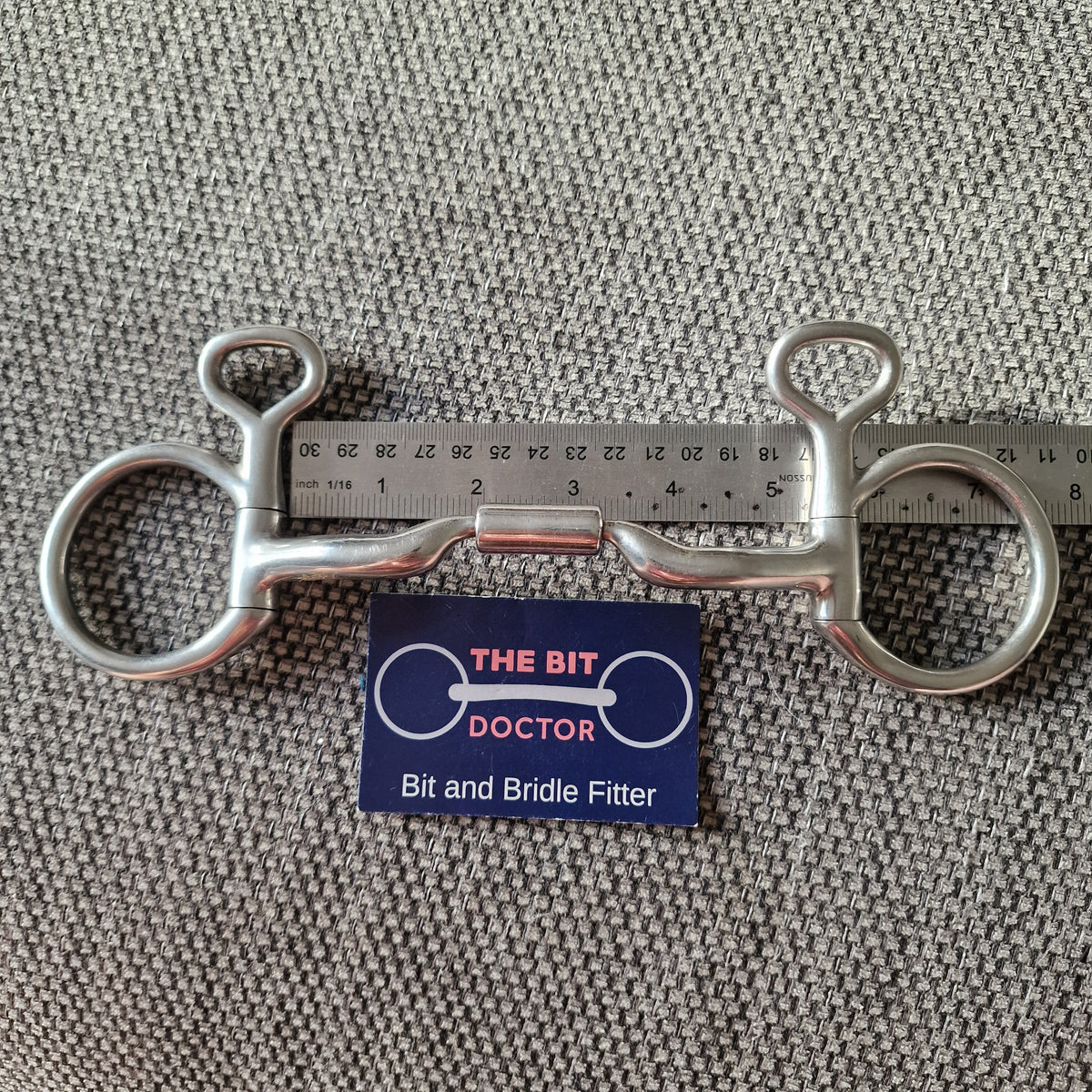 5" myler mb04 low port comfort snaffle Hanging Cheek bit B413