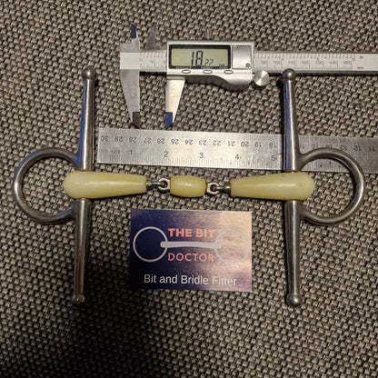 5" happy mouth lozenge full cheek snaffle Bit B1360