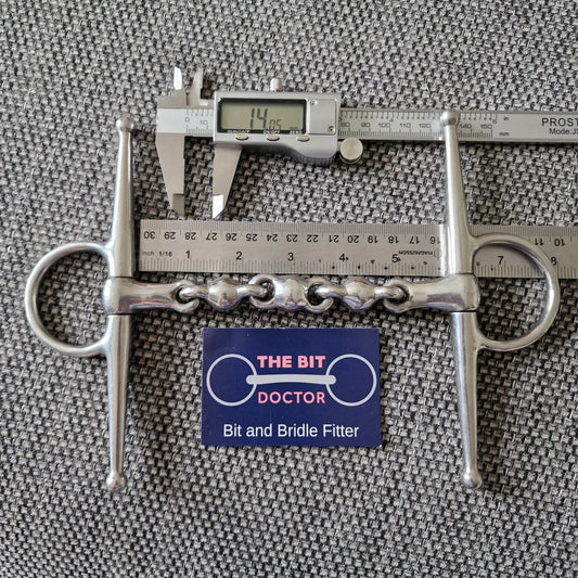 5.75" full cheek waterford snaffle Bit B1523