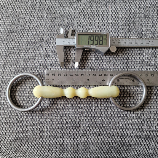 4.25" happy mouth mullen loose ring snaffle bit B620