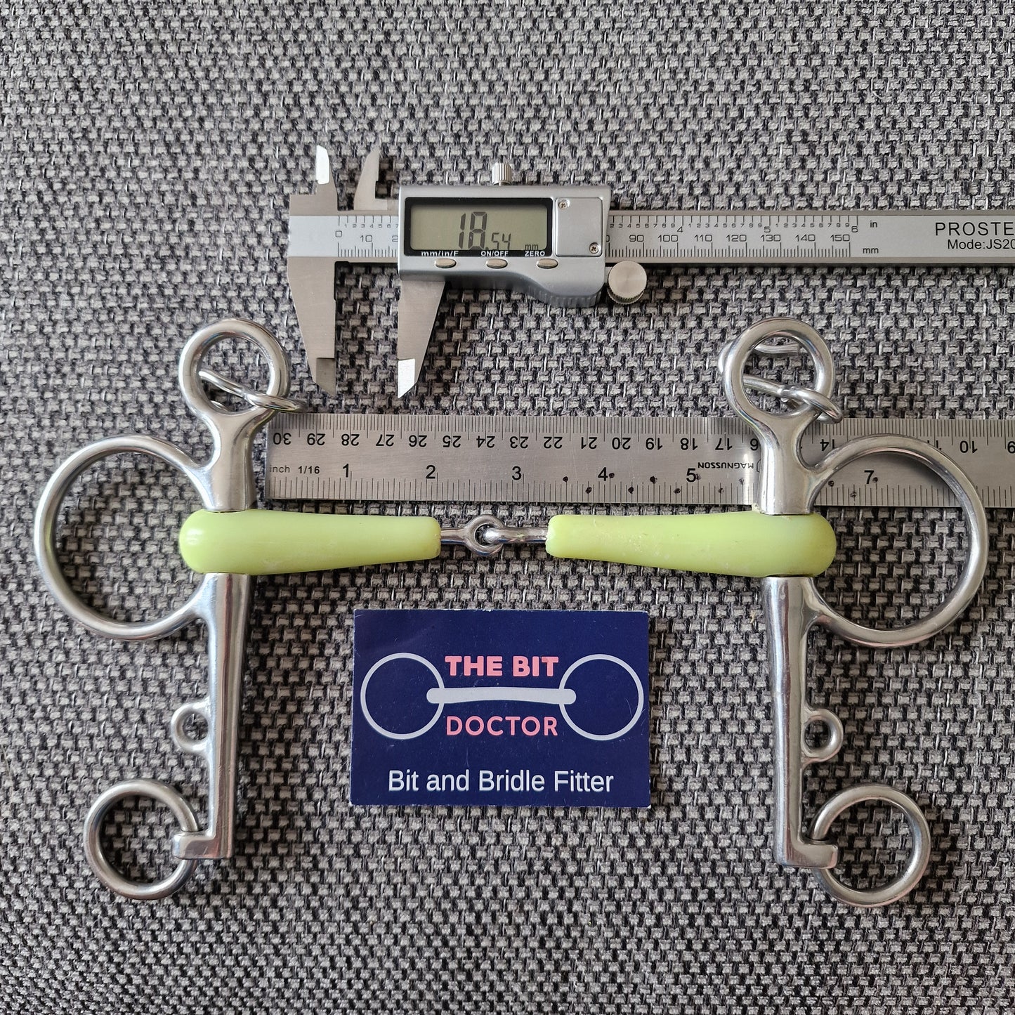 5.5" happy mouth style jointed pelham Bit B1607