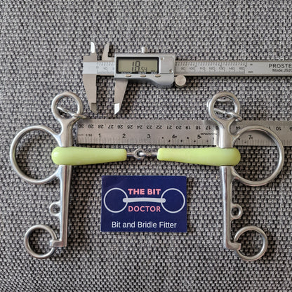 5.5" happy mouth style jointed pelham Bit B1607
