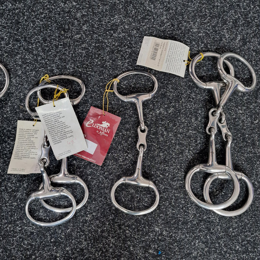 Clearance New French Link eggbutt snaffle bit
